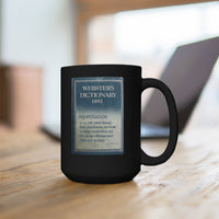 REPENTANCE  -  Black 2-Sided Graphic 15oz Mug