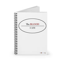 I am Under the Blood Spiral Notebook - Ruled Line