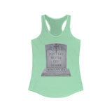 DON'T GET BETTER GET DEADER   -  Women's Slim Fit Racerback Tank