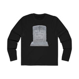 DON'T GET BETTER GET DEADER   -  Men's Slim Fit Long Sleeve