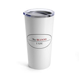 I AM UNDER THE BLOOD  -  Stainless 2-Sided Graphic Tumbler 20oz