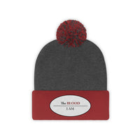 I AM UNDER THE BLOOD  -  Unisex Pom Pom Beanie