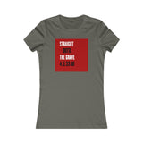 STRAIGHT OUTTA THE GRAVE  -  Women's Slim Fit Long Body Tee