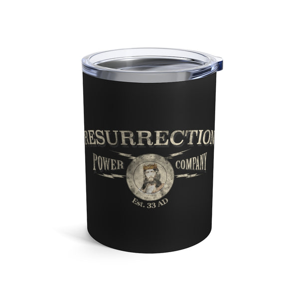 RESURRECTION POWER COMPANY  -  Stainless Black Graphic Tumbler 10oz