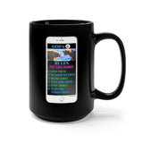 GOD'S 6 - Black Two-Sided Graphic 15oz Ceramic Mug