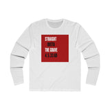 STRAIGHT OUTTA THE GRAVE  -  Men's Slim Fit Long Sleeve