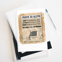 JESUS IS ALIVE  -  Hard Cover Blank Page Journal