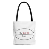 I AM UNDER THE BLOOD  -  Two Sided Graphic Tote