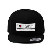 FORGIVE  -  Unisex Flat Bill Hat