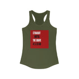 STRAIGHT OUTTA THE GRAVE  -  Women's Slim Fit Racerback Tank