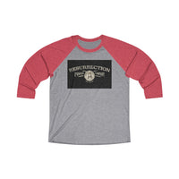 RESURRECTION POWER COMPANY -  Unisex Loose Fit 3/4 Baseball Tee