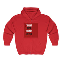 STRAIGHT OUTTA THE GRAVE  -  Unisex Classic Blend Full Zip Hoodie