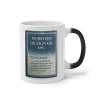 REPENTANCE  -  Sided Graphic 2-Color Changing Graphic Mug