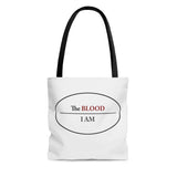 I AM UNDER THE BLOOD  -  Two Sided Graphic Tote