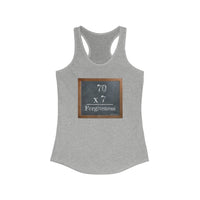 70 X 7  -  Women's Slim Fit Racerback Tank