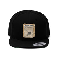 JESUS IS ALIVE  -  Unisex Flat Bill Hat