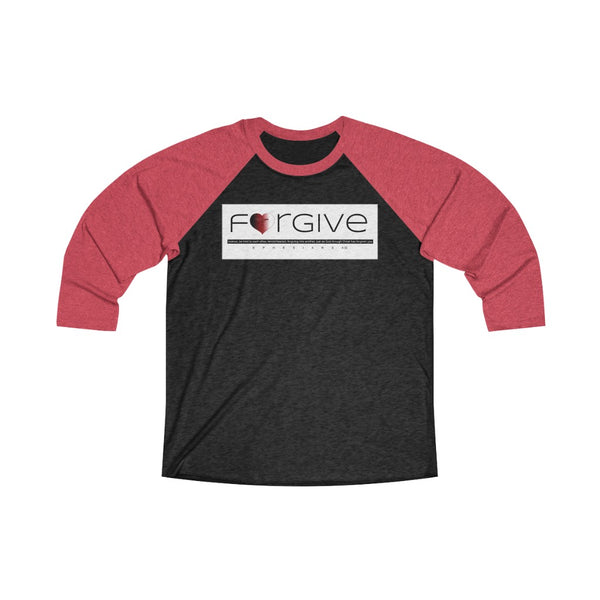 FORGIVE  -  Unisex Loose Fit 3/4 Baseball Tee