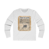 JESUS IS ALIVE  -  Men's Slim Fit Long Sleeve