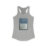 REPENTANCE  -  Women's Slim Fit Racerback Tank