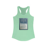 REPENTANCE  -  Women's Slim Fit Racerback Tank