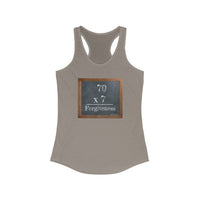 70 X 7  -  Women's Slim Fit Racerback Tank