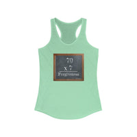 70 X 7  -  Women's Slim Fit Racerback Tank