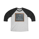 70 X 7  -  Unisex Loose Fit 3/4 Baseball Tee