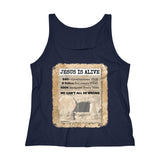 JESUS IS ALIVE -  Women's Relaxed Fit Tank