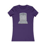 DON'T GET BETTER GET DEADER   -  Women's Slim Fit Long Body Tee