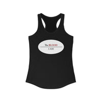 I AM UNDER THE BLOOD  -  Women's Slim Fit Racerback Tank