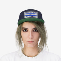 NOT MY WAY BUT YHWH  -  Unisex Flat Bill Hat