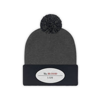 I AM UNDER THE BLOOD  -  Unisex Pom Pom Beanie