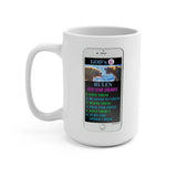 GOD'S 6  -  2 Sided Graphic 15oz White Mug