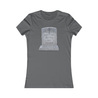 DON'T GET BETTER GET DEADER   -  Women's Slim Fit Long Body Tee