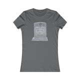 DON'T GET BETTER GET DEADER   -  Women's Slim Fit Long Body Tee