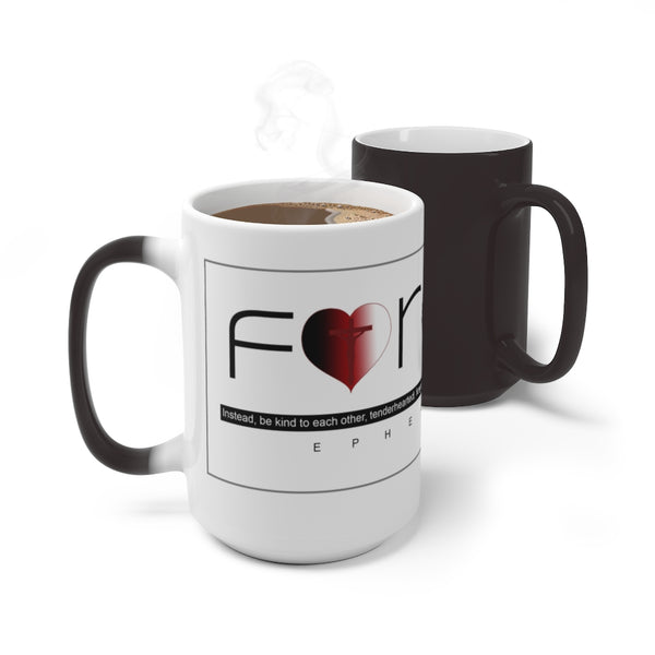 FORGIVE  -  Color Changing Graphic Mug