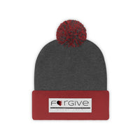 FORGIVE  -  Unisex Pom Pom Beanie