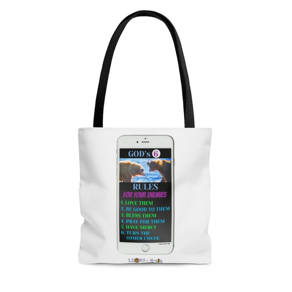 GOD'S 6 -  2-Sided Graphic Tote Bag