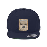 JESUS IS ALIVE  -  Unisex Flat Bill Hat