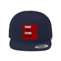 STRAIGHT OUTTA THE GRAVE  -  Unisex Flat Bill Hat