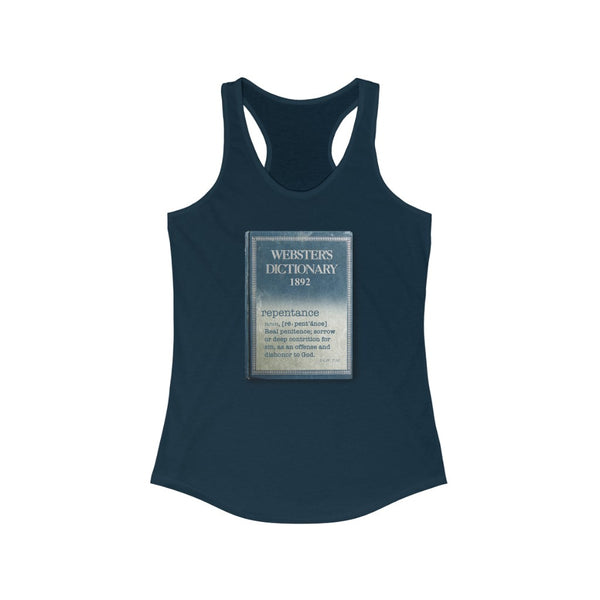 REPENTANCE  -  Women's Slim Fit Racerback Tank