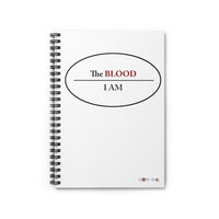 I am Under the Blood Spiral Notebook - Ruled Line