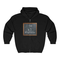 70 X 7  -  Unisex Classic Blend Full Zip Hoodie