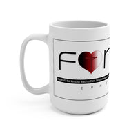 FORGIVE  -  White 2-Sided Graphic Mug 15oz