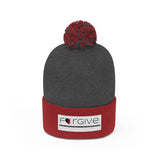 FORGIVE  -  Unisex Pom Pom Beanie