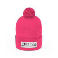 FORGIVE  -  Unisex Pom Pom Beanie