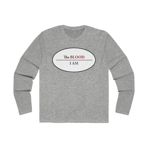 I AM UNDER THE BLOOD  -  Men's Slim Fit Long Sleeve