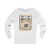 JESUS IS ALIVE  -  Unisex Close Fit Long Sleeve