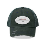 I AM UNDER THE BLOOD  -  Unisex Trucker Hat