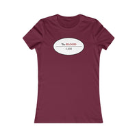 I AM UNDER THE BLOOD  -  Women's Slim Fit Long Body Tee